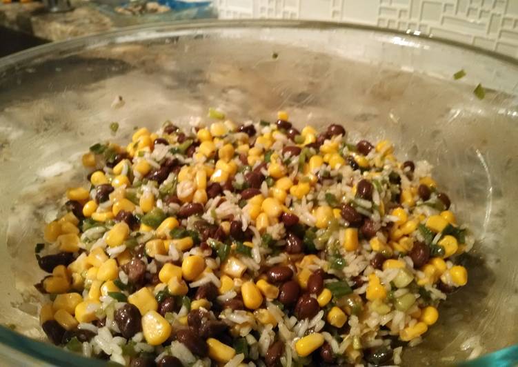 Steps to Prepare Super Quick Homemade Spicy Corn Salad