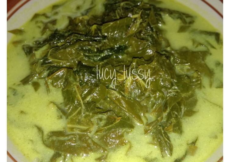 Easiest Way to Make Delicious Sayur Daun Singkong Bumbu Minimalis