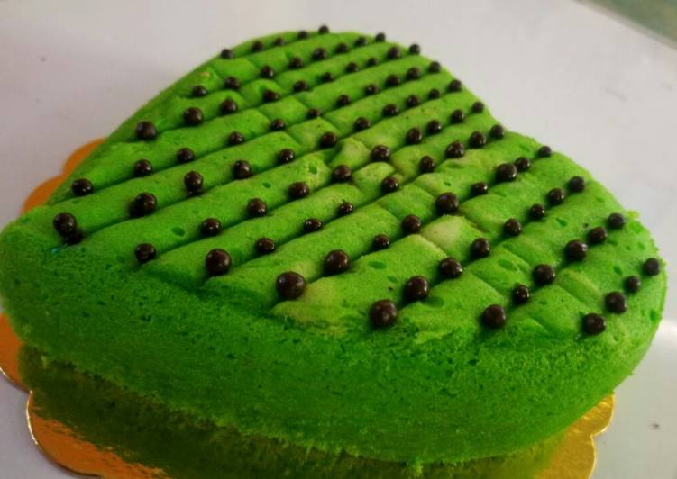 Resep Bolu Pandan kukus jadoel Anti Gagal