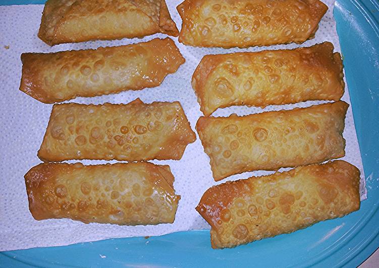 Recipe of Super Quick Homemade Chocolate Hazelnut Dessert Egg rolls