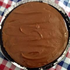 A picture of Hershey Bar Pie.