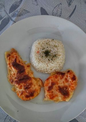 Barackos/kukoricás csirkemell recept fotója