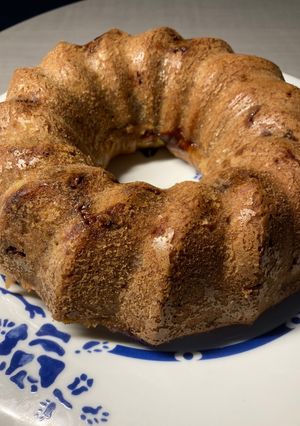 Une photo de Banana bread au chocolat