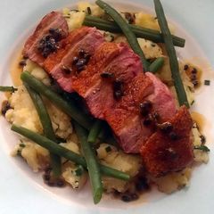 A picture of Vickys Duck Breast with Whisky & Passionfruit Sauce DF EF SF NF.