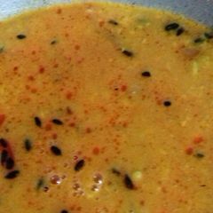 A picture of Dhuli moongi daal.