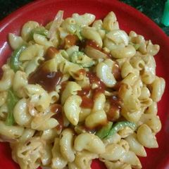 A picture of Delicious macroni.