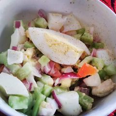 A picture of Egg chicken salad.