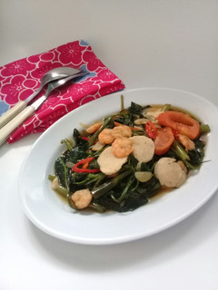 Foto resep 34) Tumis Kangkung Spesial