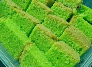 Gambar Kek Pandan Mudah