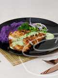 Grilled Tender Chicken and Wasabi Cream
