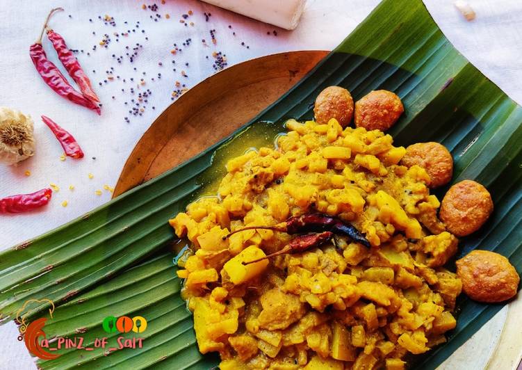 4 Great Kadali Manja Rai (Banana stem curry in mustard paste)