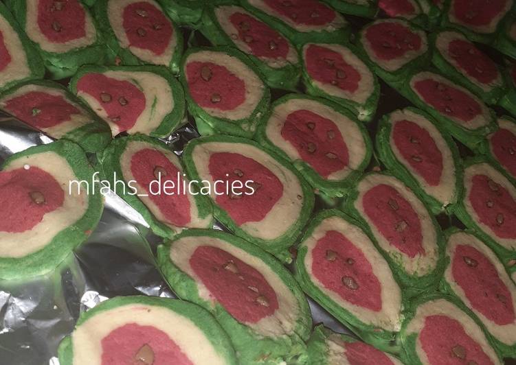 Step-by-Step Guide to Prepare Super Quick Homemade Water melon cookies🍉