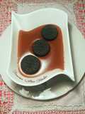 Natillas de chocolate milka y galletas oreo