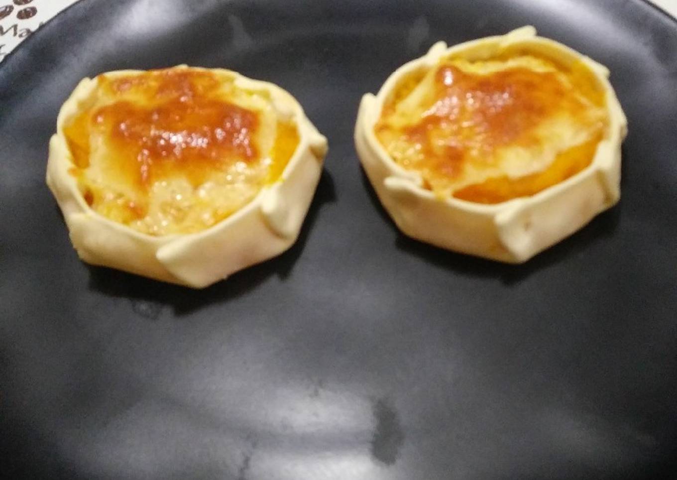 Tartitas de calabaza y queso