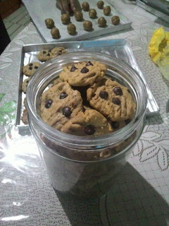 Foto resep Choco chip peanut cookies