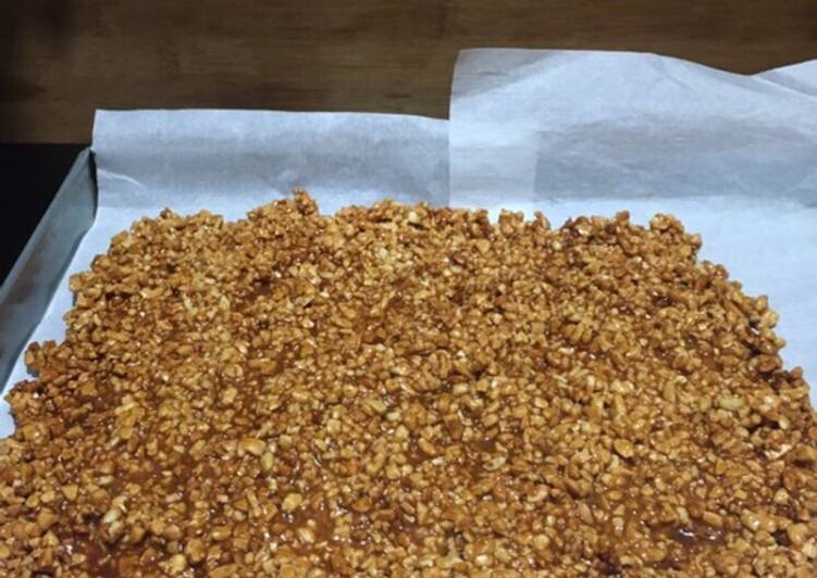 Nougat kacang
(utk filling dan topping cake, rollcake)