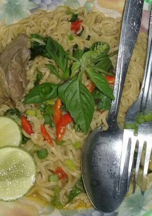 Foto resep Mie soto super pedas