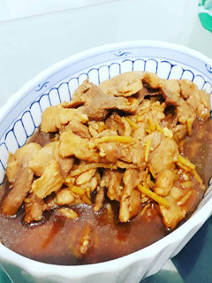 Foto resep Cah daging babi dengan jahe
