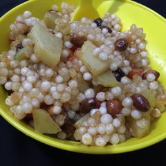 A picture of Sabudana khichdi.