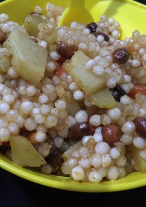 A picture of Sabudana khichdi.