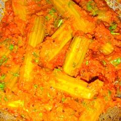 A picture of सहजन के फली की चटनी (drumsticks).
