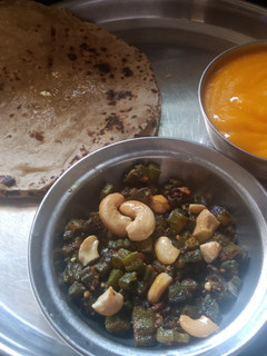 કાજુ ભીંડા નું શાક (Kaju Bhinda Shak Recipe In Gujarati) રેસીપી મુખ્ય ફોટો