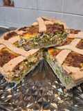 Torta Salata Svuotafrigo Ricotta e Piselli