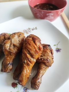 Foto resep Grilled Chicken with Black Pepper Souce (Air Fryer)