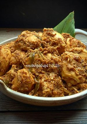 Foto resep Rendang ayam