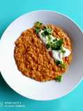 Curry de lentejas rojas