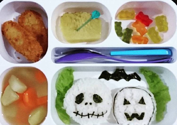 Colorful Halloween lunchbox