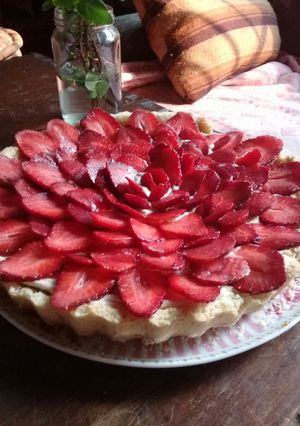 Una foto de Tarta de Frutillas Irresistible