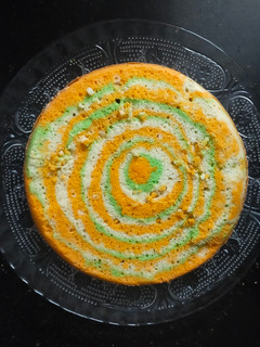 மூவர்ண மார்பில் கேக் (Tricolor marble cake sponge in tamil) செய்முறை முக்கிய புகைப்படம்