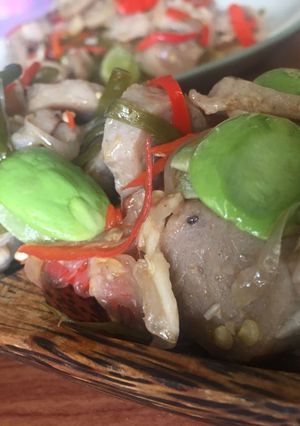 Foto resep Bakso Tumis Pete