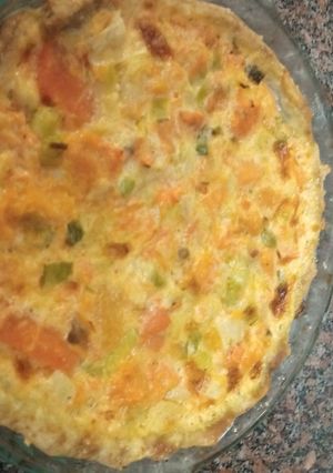 Una foto de Tarta nutritiva de verduras