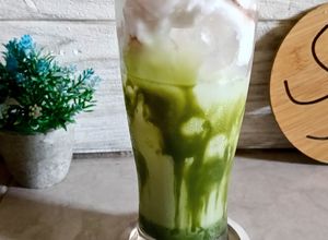 Foto resep Es Degan Creamy Matcha