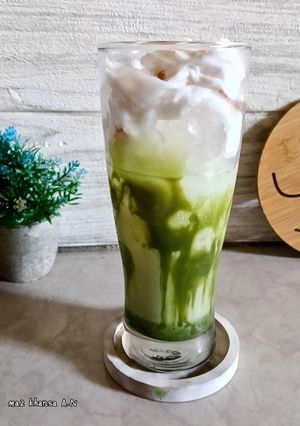 Foto resep Es Degan Creamy Matcha