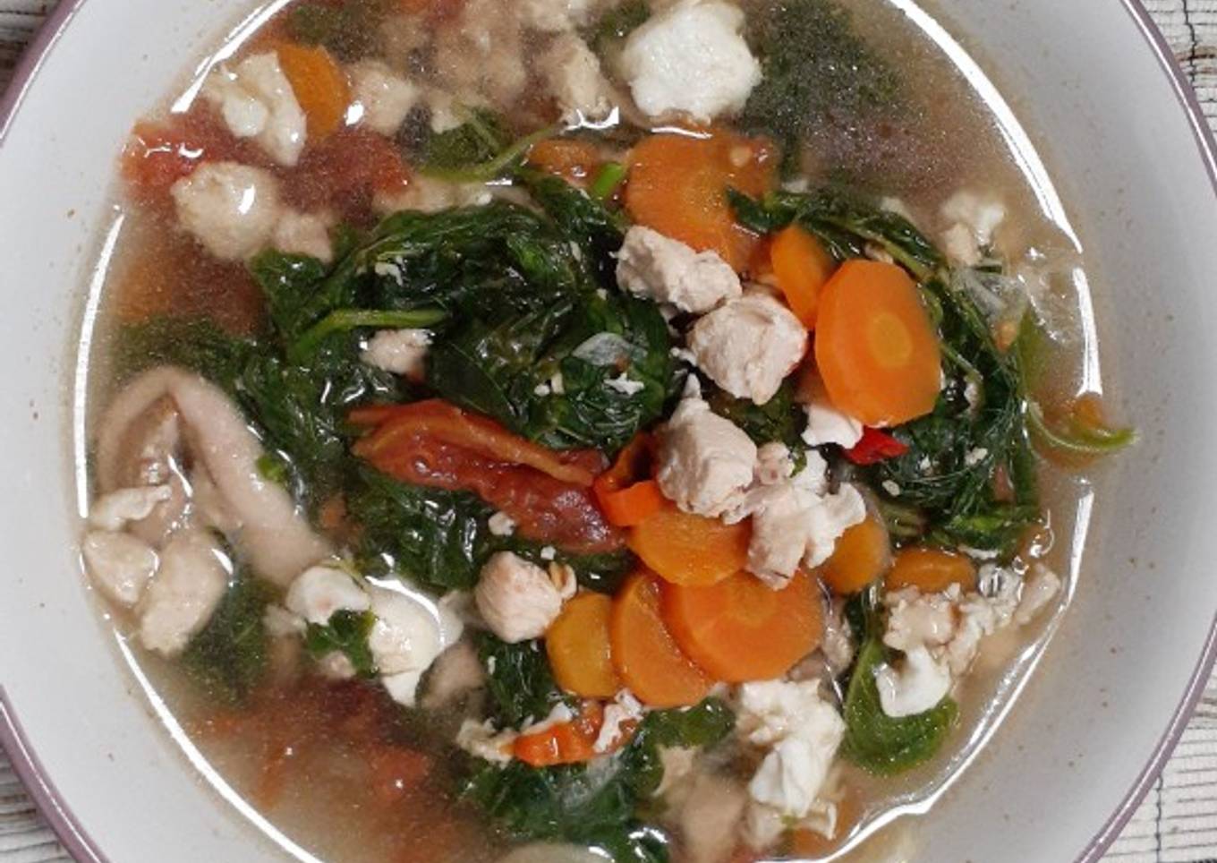 Soup Ayam Bayam
