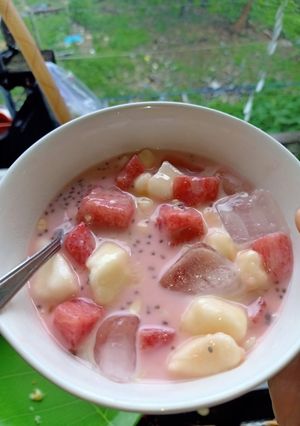 Foto resep Es buah timun suri & semangka