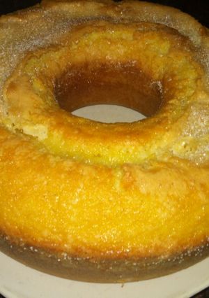 Una foto de Torta de crema y coco