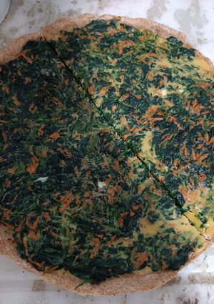 Una foto de Tarta de Espinaca Sin Gluten