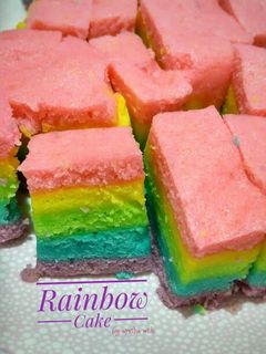 Foto resep Rainbow Cake Ekonomis