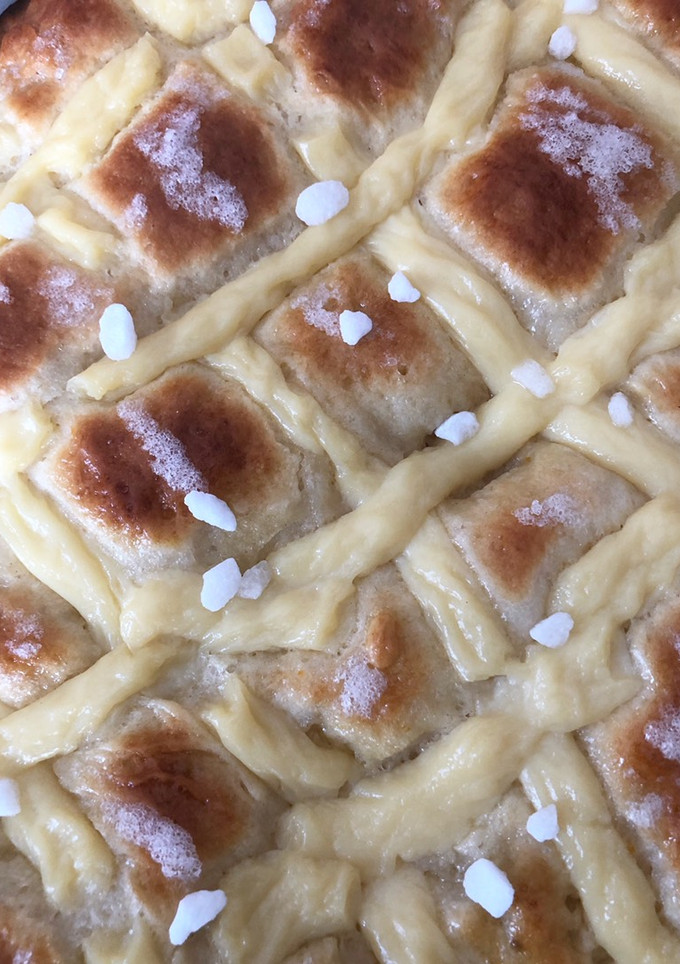Una foto de Coca de crema (Thermomix)