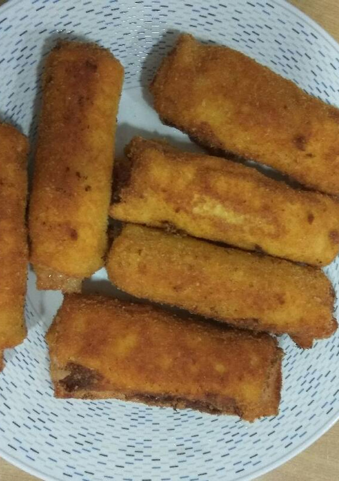 Una foto de Flamenquines de York y queso