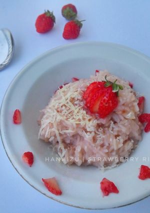 Foto resep Risotto Stroberi Italia (Risotto alle Fragole)