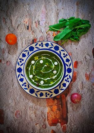 A picture of Palak Paneer.