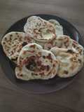 Cheese naan au chèvre et miel 🍯