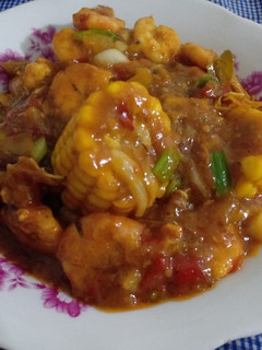 Foto resep Recook - Meirinda : Udang Saus Padang