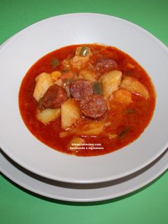 Una foto de Patatas a la riojana