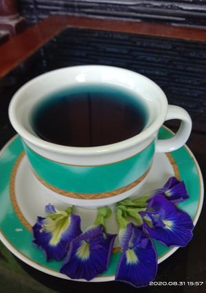 Foto resep Teh bunga Telang